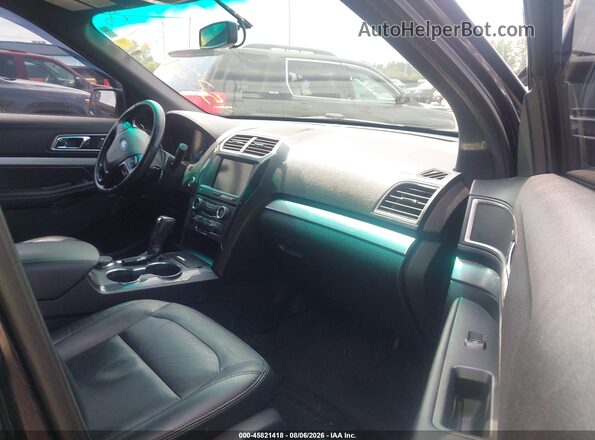 1FM5K8D86GGC56039 2016 FORD EXPLORER Black Widok wnętrza z przodu