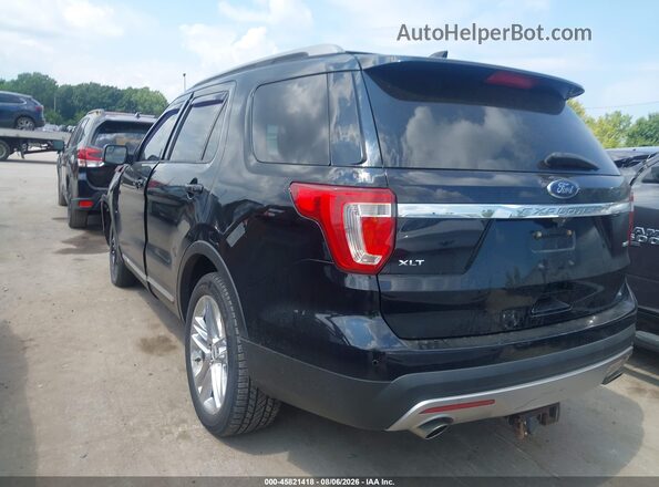 1FM5K8D86GGC56039 2016 FORD EXPLORER Black Tył lewy