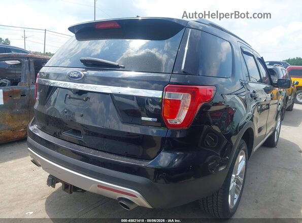 1FM5K8D86GGC56039 2016 FORD EXPLORER Black Tył prawy