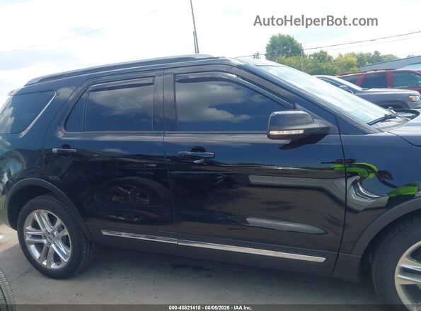 1FM5K8D86GGC56039 2016 FORD EXPLORER Black Widok wnętrza z tyłu