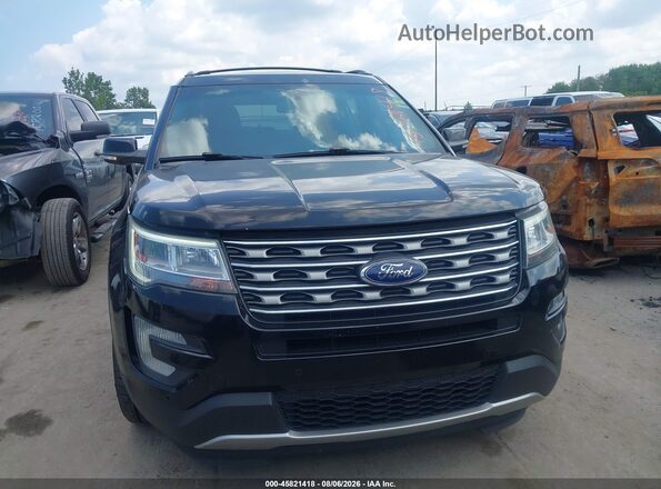 1FM5K8D86GGC56039 2016 FORD EXPLORER Black Widok zestawu wskaźników