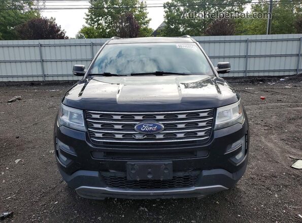 1FM5K8D86GGC80339 2016 FORD EXPLORER Black Вид ззаду