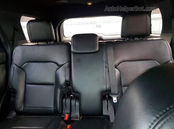 1FM5K8D86GGC80339 2016 FORD EXPLORER Black Вид задньої частини салону