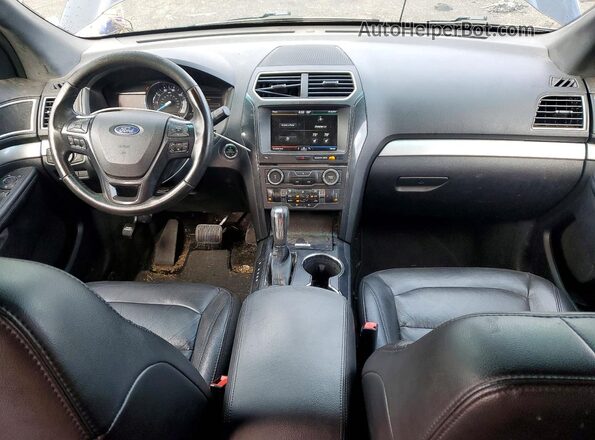 1FM5K8D86GGC80339 2016 FORD EXPLORER Black Вид щитка приладів