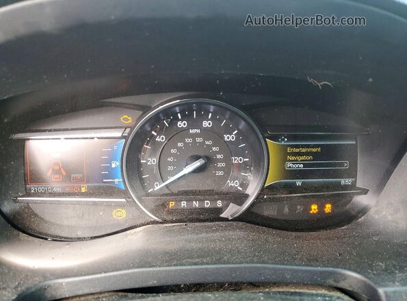 1FM5K8D86GGC80339 2016 FORD EXPLORER Black Вид задніх сидінь