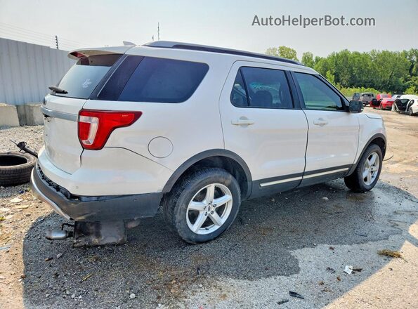 1FM5K8D86HGA57039 2017 FORD EXPLORER White Trasero derecho