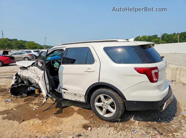 1FM5K8D86HGA57039 2017 FORD EXPLORER White Trasero izquierdo