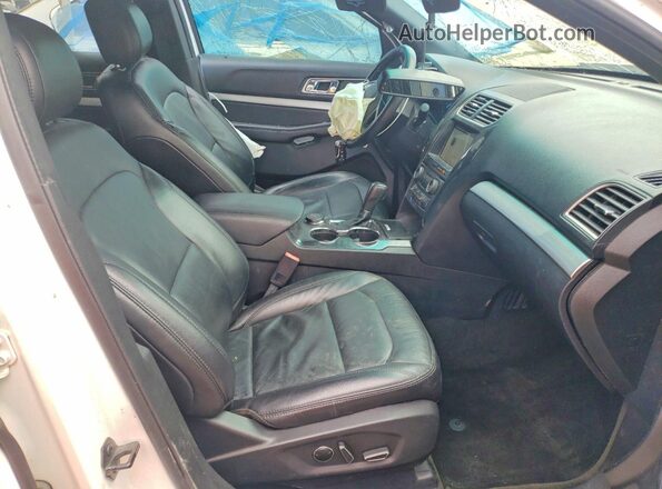 1FM5K8D86HGA57039 2017 FORD EXPLORER White Vista interior delantera