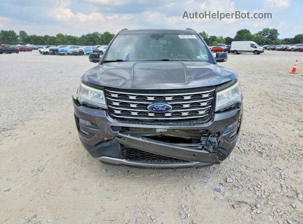 1FM5K8D86HGC30641 2017 FORD EXPLORER Серый Вид спереди