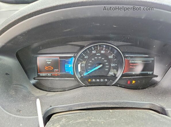 1FM5K8D86HGC30641 2017 FORD EXPLORER Серый Вид щитка приборов