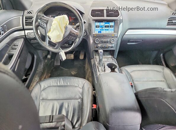 1FM5K8D86HGC30641 2017 FORD EXPLORER Серый Вид панели приборов