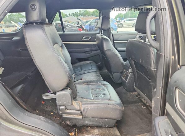 1FM5K8D86HGC30641 2017 FORD EXPLORER Серый Вид задней части салона
