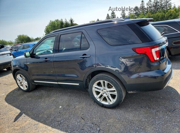 1FM5K8D86HGC72985 2017 FORD EXPLORER Blue Հետևի ձախ