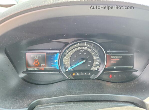 1FM5K8D86HGC72985 2017 FORD EXPLORER Blue Սարքավորումների վահանակի տեսք