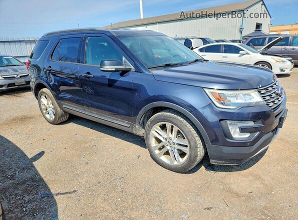 1FM5K8D86HGC72985 2017 FORD EXPLORER Blue Առջևի աջ