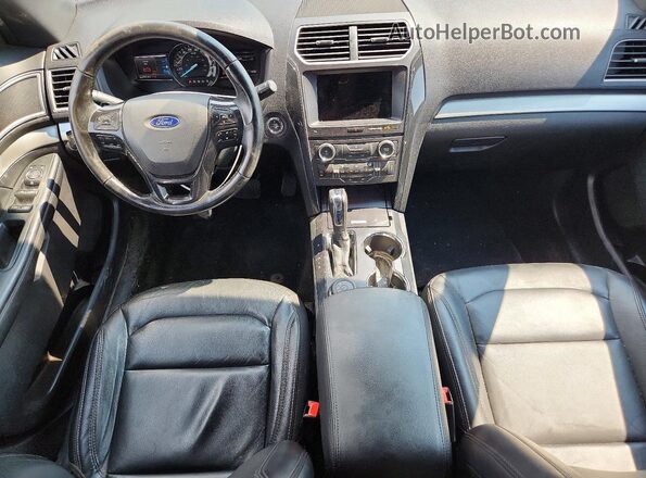 1FM5K8D86HGC72985 2017 FORD EXPLORER Blue Առջևի վահանակի տեսք