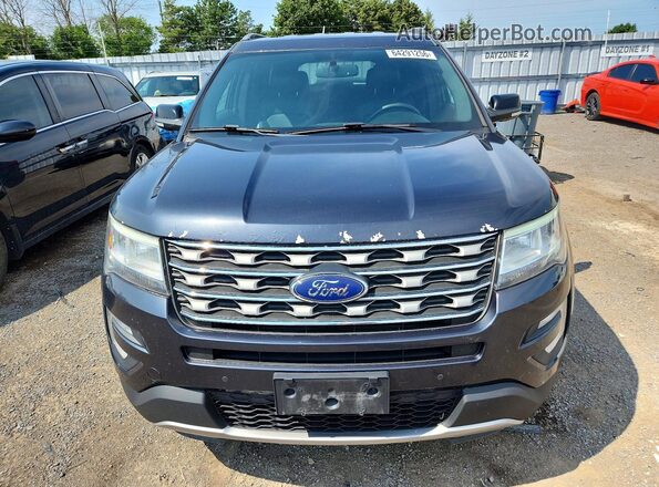 1FM5K8D86HGC72985 2017 FORD EXPLORER Blue Դիմացի տեսք