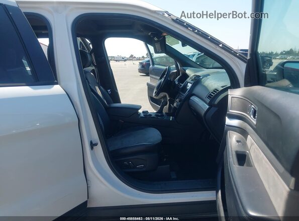 1FM5K8D86HGE12713 2017 FORD EXPLORER White Vista interior delantera