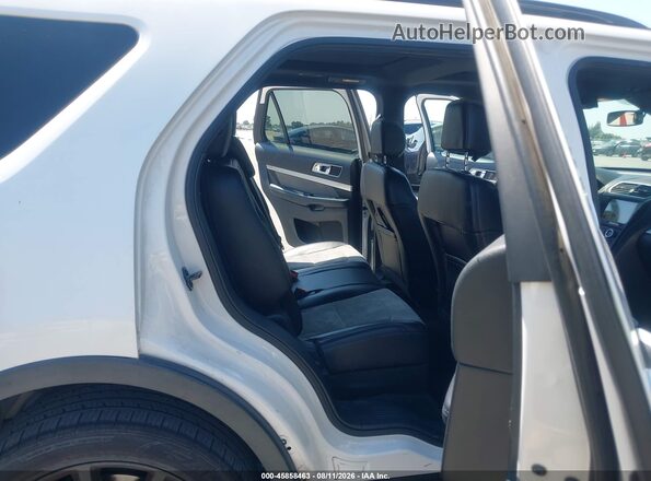 1FM5K8D86HGE12713 2017 FORD EXPLORER White Vista de la etiqueta del VIN