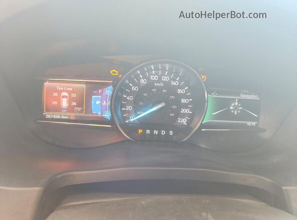 1FM5K8D86HGE30709 2017 FORD EXPLORER Gray Vista del cuadro de instrumentos