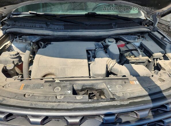 1FM5K8D86HGE30709 2017 FORD EXPLORER Gray Vista del compartimento del motor