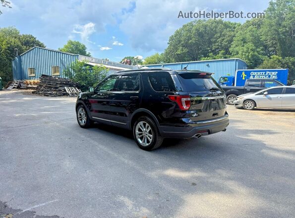 1FM5K8D86JGA10860 2018 FORD EXPLORER Black უკანა მარჯვენა