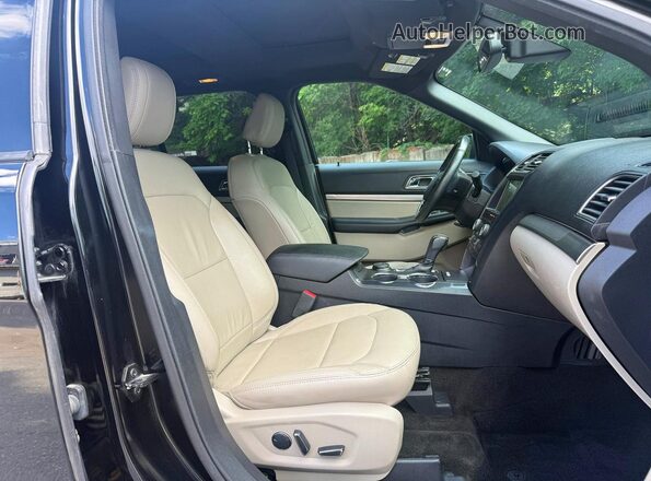 1FM5K8D86JGA10860 2018 FORD EXPLORER Black წინა ხედი