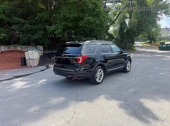 1FM5K8D86JGA10860 2018 FORD EXPLORER Black წინა მარჯვენა