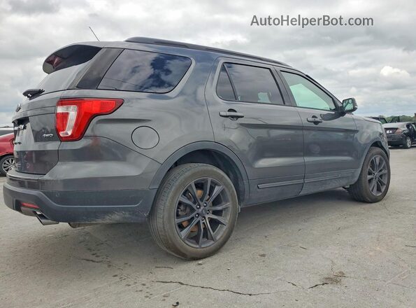 1FM5K8D86JGC39636 2018 FORD EXPLORER Серый Задняя правая четверть