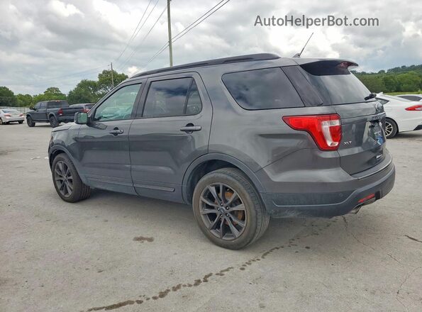 1FM5K8D86JGC39636 2018 FORD EXPLORER Серый Задняя левая четверть