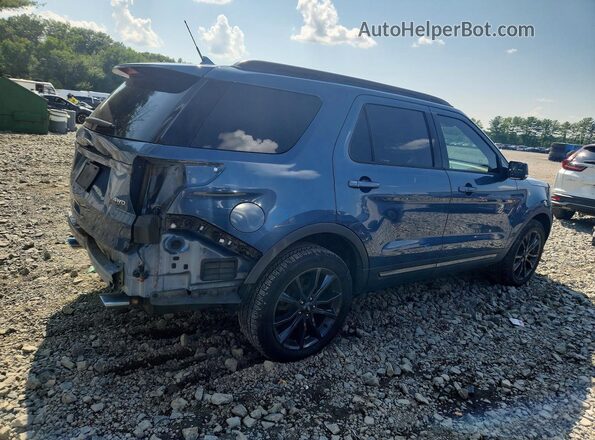 1FM5K8D86JGC51060 2018 FORD EXPLORER Синий Задняя правая четверть