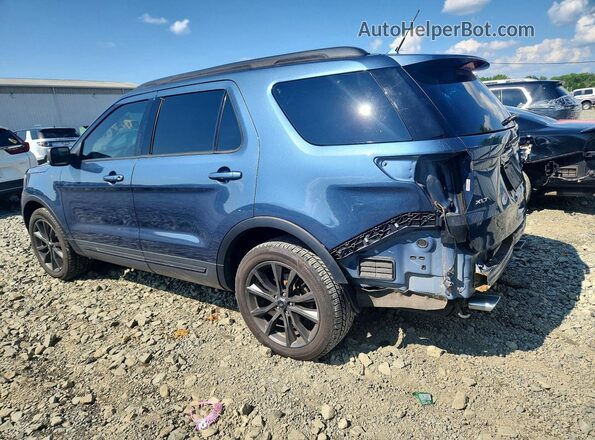 1FM5K8D86JGC51060 2018 FORD EXPLORER Синий Задняя левая четверть