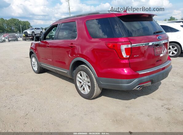1FM5K8D86JGC60731 2018 FORD EXPLORER Red Tył lewy