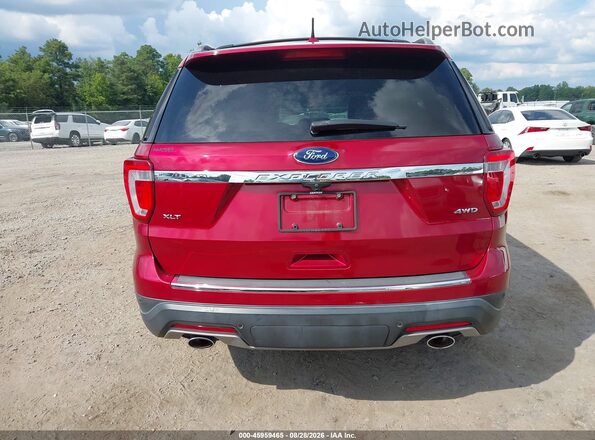 1FM5K8D86JGC60731 2018 FORD EXPLORER Red 