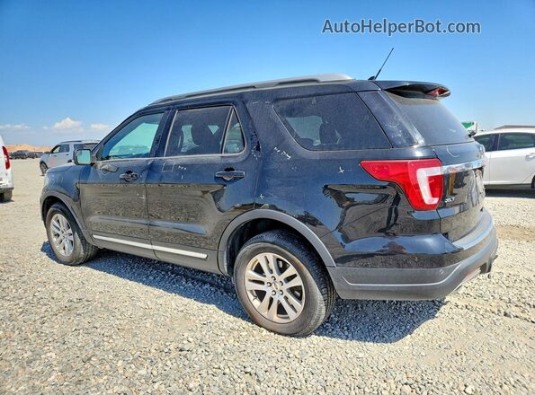 1FM5K8D86JGC66447 2018 FORD EXPLORER Черный Задняя левая четверть