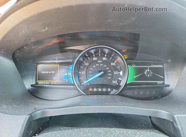 1FM5K8D86JGC66447 2018 FORD EXPLORER Черный Вид щитка приборов
