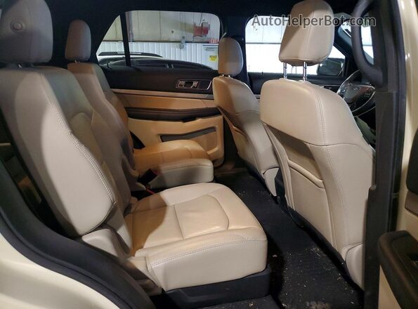 1FM5K8D86JGC93583 2018 FORD EXPLORER Бежевый Вид задней части салона