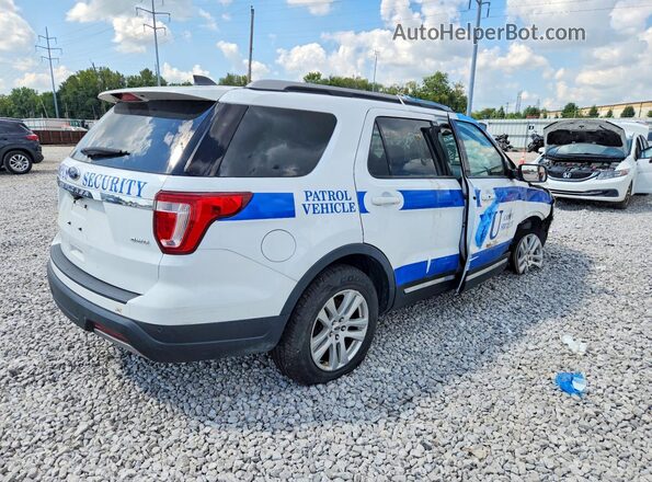 1FM5K8D86KGA26381 2019 FORD EXPLORER White უკანა მარჯვენა