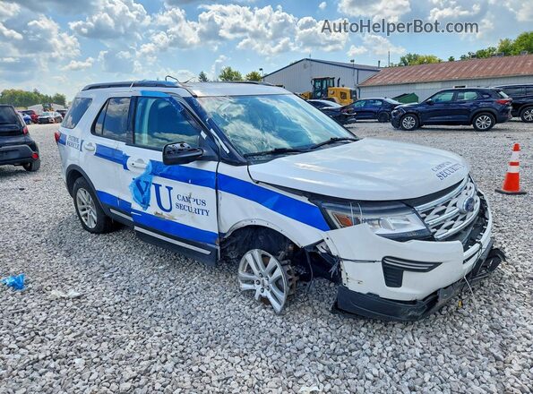 1FM5K8D86KGA26381 2019 FORD EXPLORER White წინა მარჯვენა
