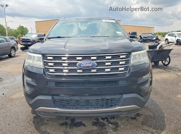 1FM5K8D87GGA69523 2016 FORD EXPLORER Black Դիմացի տեսք