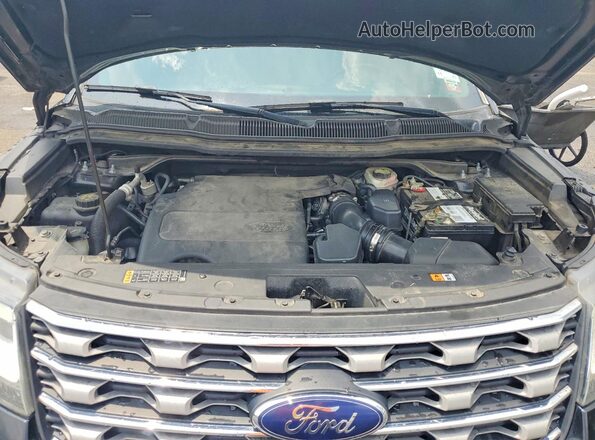1FM5K8D87GGA69523 2016 FORD EXPLORER Black Շարժիչի բաժամունքի տեսք