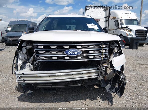 1FM5K8D87GGD35445 2016 FORD EXPLORER White Instrument cluster view