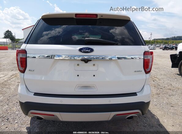 1FM5K8D87GGD35445 2016 FORD EXPLORER White 