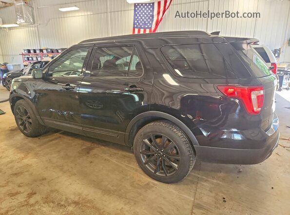 1FM5K8D87HGA24860 2017 FORD EXPLORER Black Tył lewy