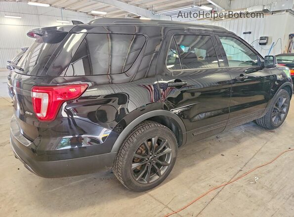 1FM5K8D87HGA24860 2017 FORD EXPLORER Black Tył prawy