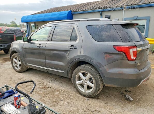 1FM5K8D87HGA33638 2017 FORD EXPLORER Gray Հետևի ձախ