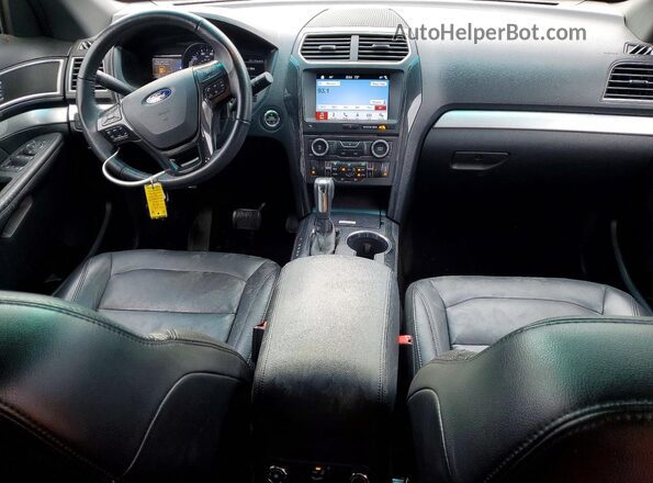 1FM5K8D87HGA33638 2017 FORD EXPLORER Gray Առջևի վահանակի տեսք