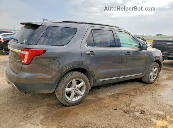 1FM5K8D87HGA33638 2017 FORD EXPLORER Gray Հետևի աջ