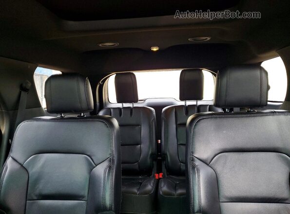 1FM5K8D87HGA33638 2017 FORD EXPLORER Gray Հետևի նստատեղերի տեսք
