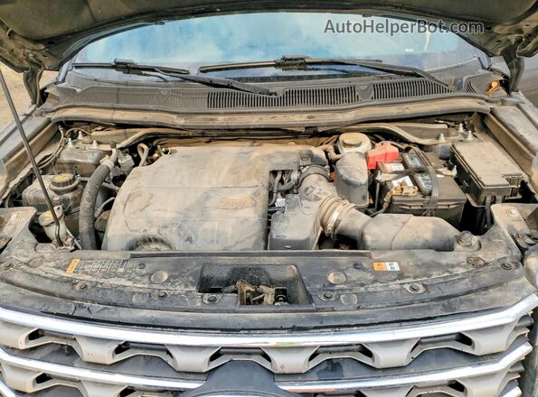 1FM5K8D87HGA33638 2017 FORD EXPLORER Gray Շարժիչի բաժամունքի տեսք